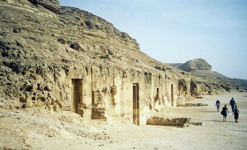 Rock-Cut Tombs At Beni Hasan, Egypt
