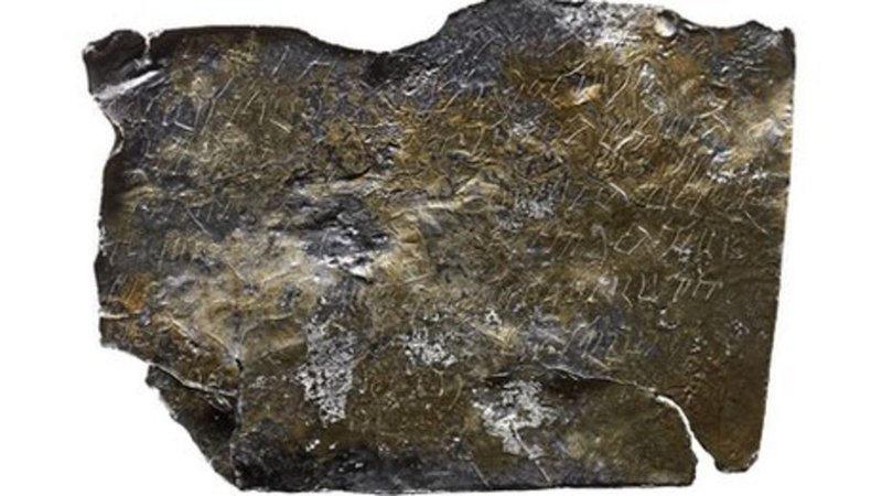 Roman Bronze Curse Tablets From Bath