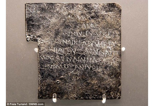 Roman Bronze Curse Tablets From Bath