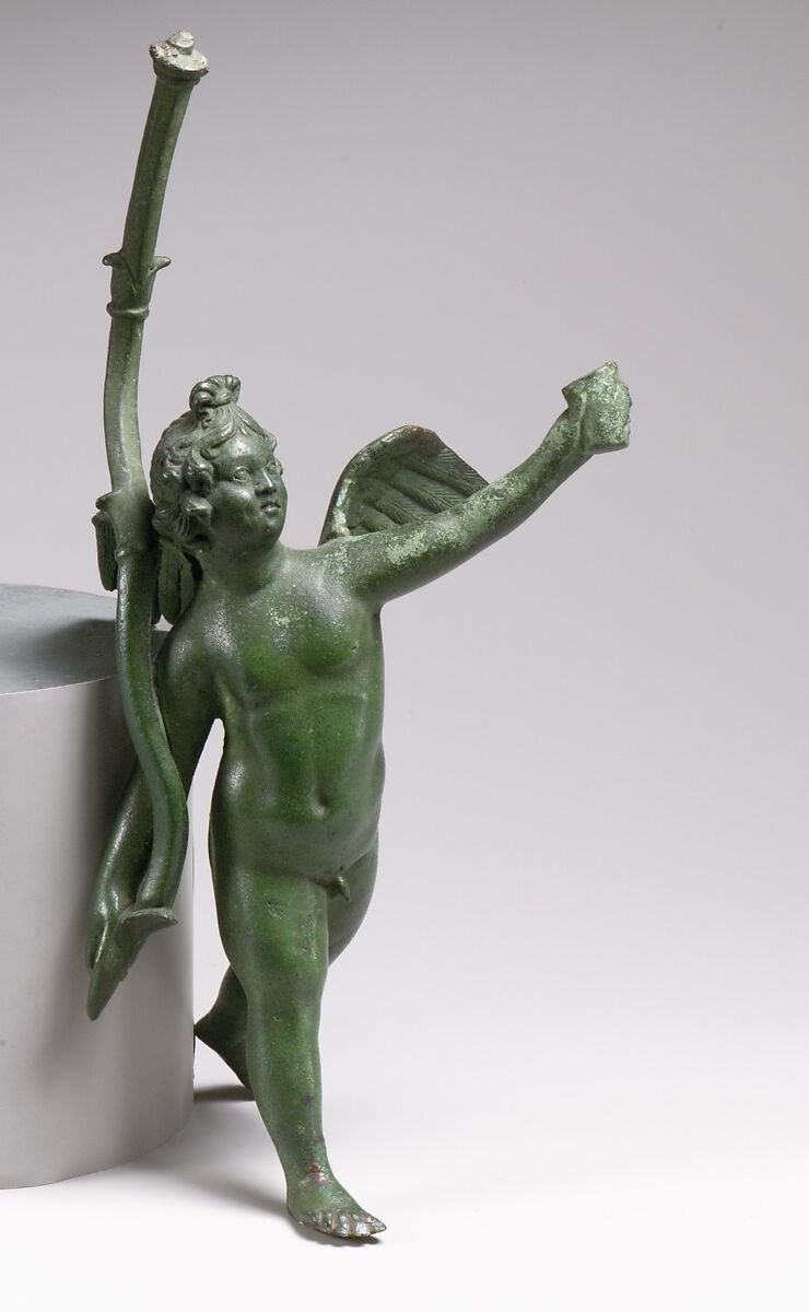 Roman Bronze Eros Figurine