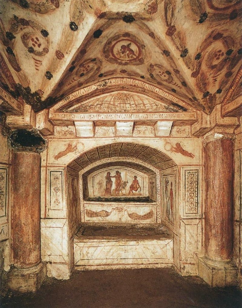 Roman Catacombs Wall Paintings