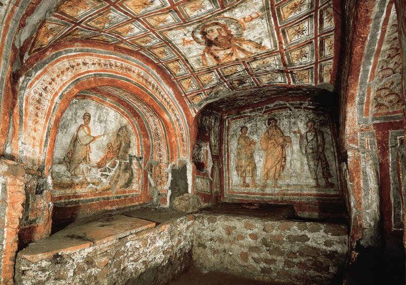 Roman Catacombs Wall Paintings