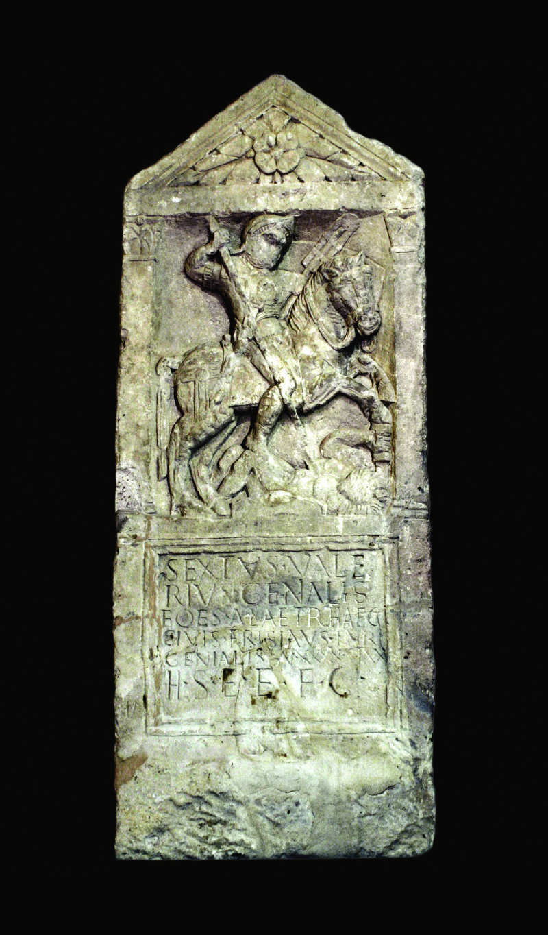 Roman Cavalry Tombstone Relief