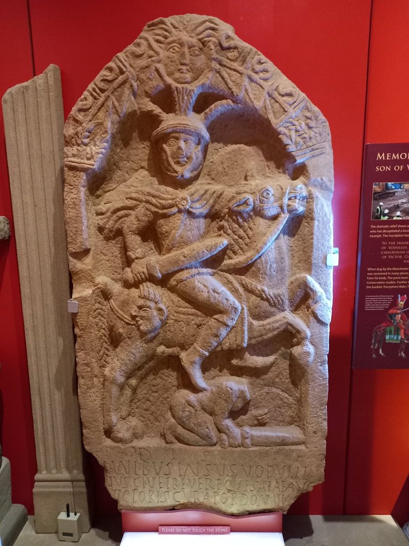 Roman Cavalry Tombstone Relief