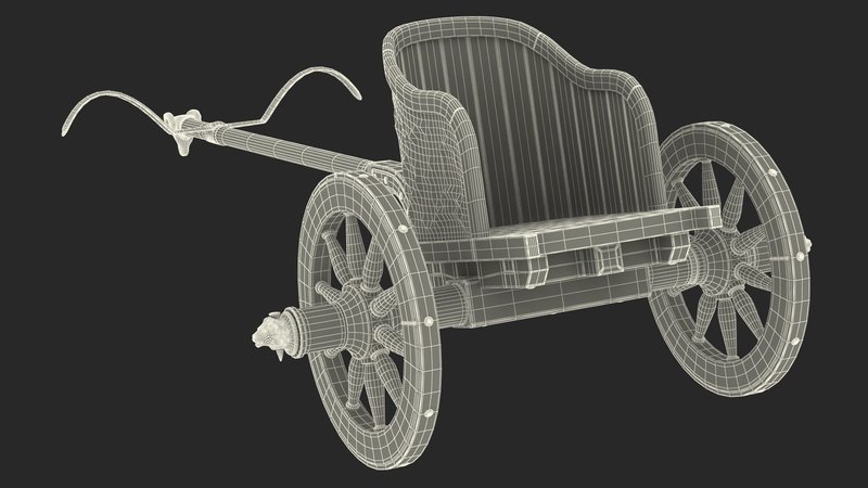 Roman Chariot And Arena Model