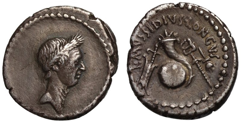 Roman Coin Depicting Julius Caesar