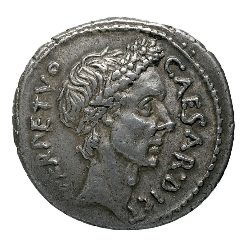 Roman Coin Depicting Julius Caesar<span class=