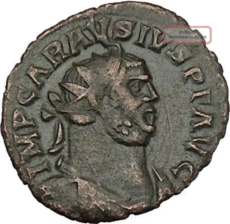 Roman Coin Showing Pax Goddess