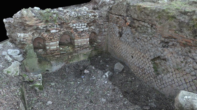 Roman Columbarium Tomb Chamber