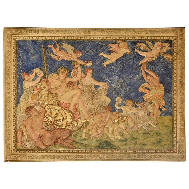 Roman Fresco Of Bacchus And Ariadne