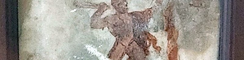Roman Fresco Of Hercules And Hydra