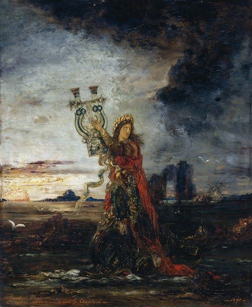 Roman Fresco Of Venus Emerging From The Sea