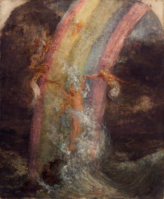 Roman Fresco Of Venus Emerging From The Sea