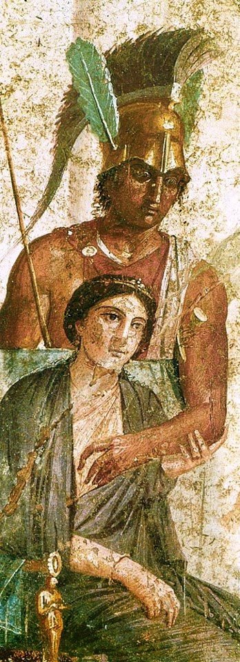 Roman Fresco Of Venus Emerging From The Sea