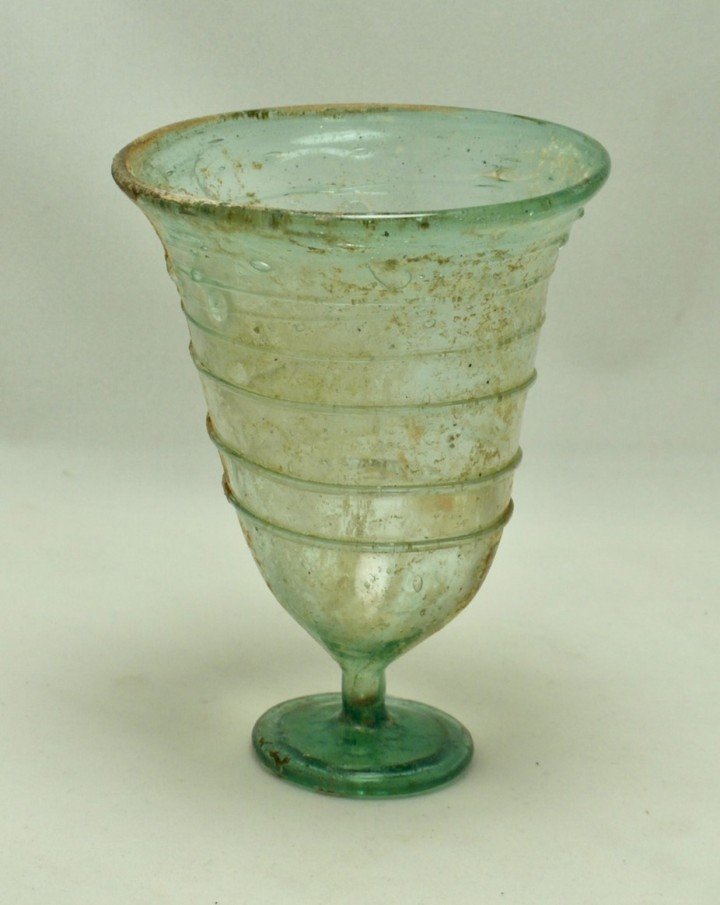 Roman Glass Goblets And Beakers