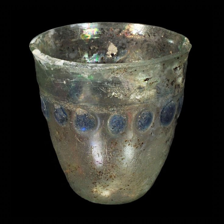 Roman Glass Goblets And Beakers
