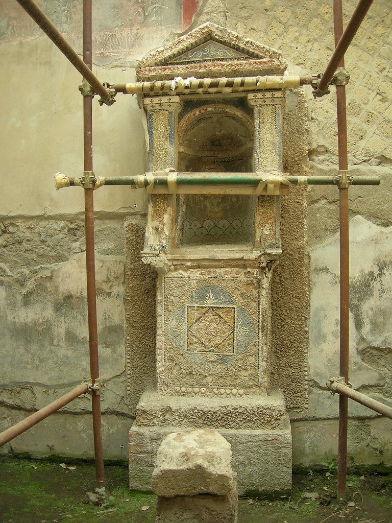 Roman Lararium Household Shrines