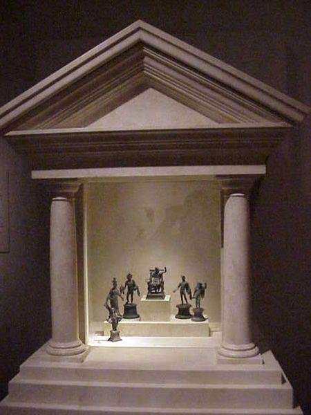 Roman Lararium Household Shrines