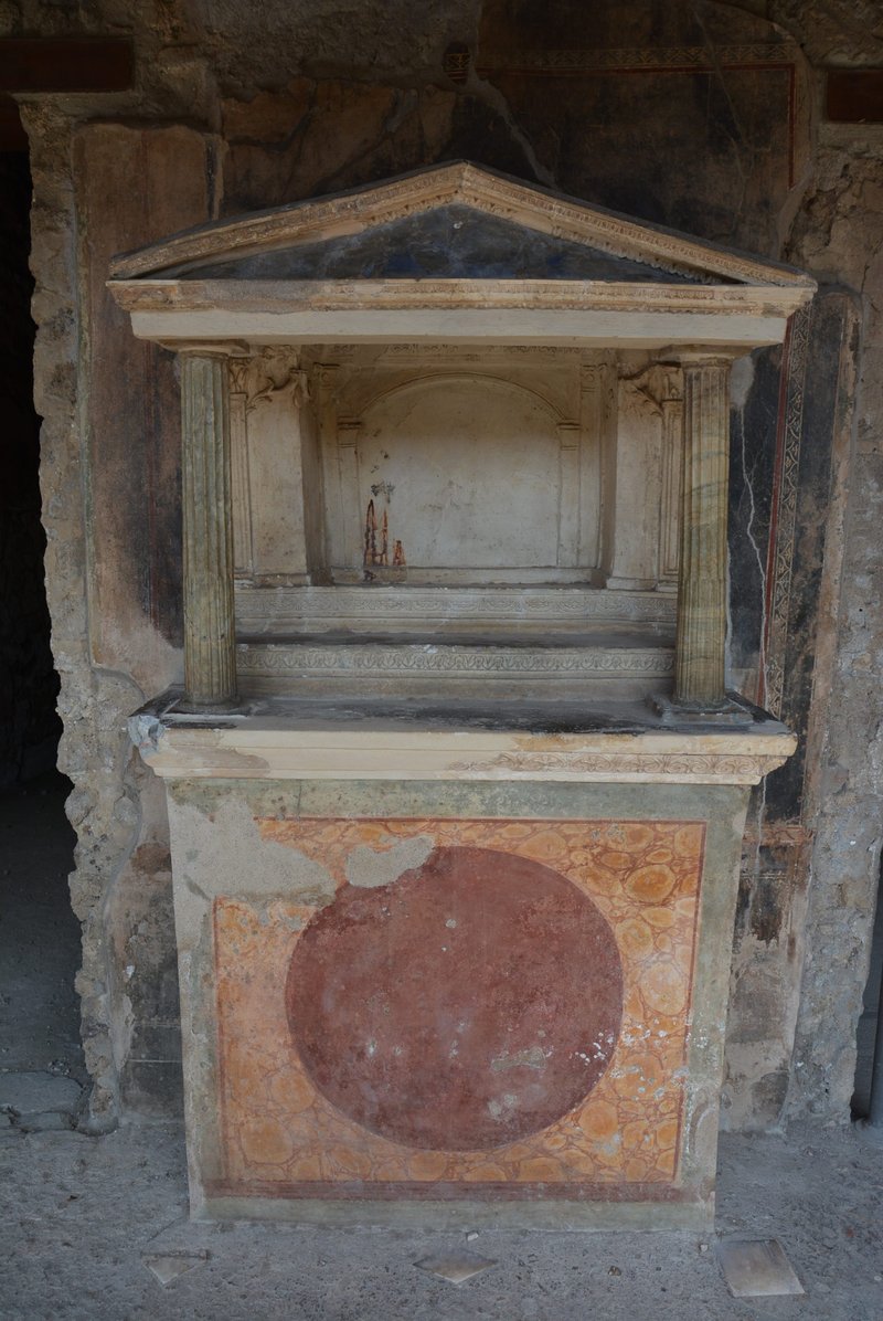 Roman Lararium Household Shrines
