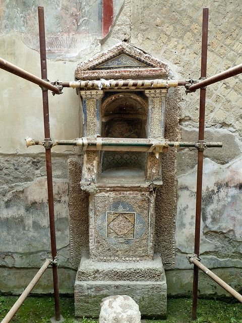 Roman Lararium Household Shrines