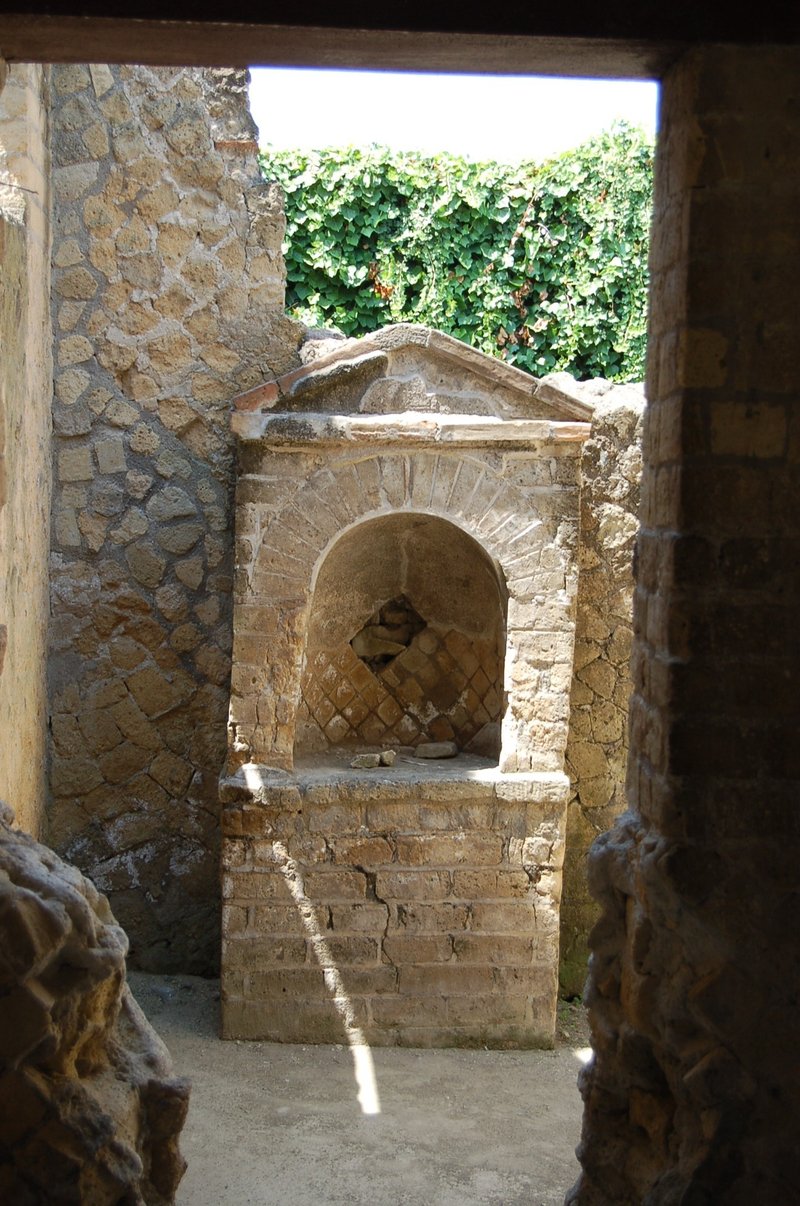 Roman Lararium Household Shrines