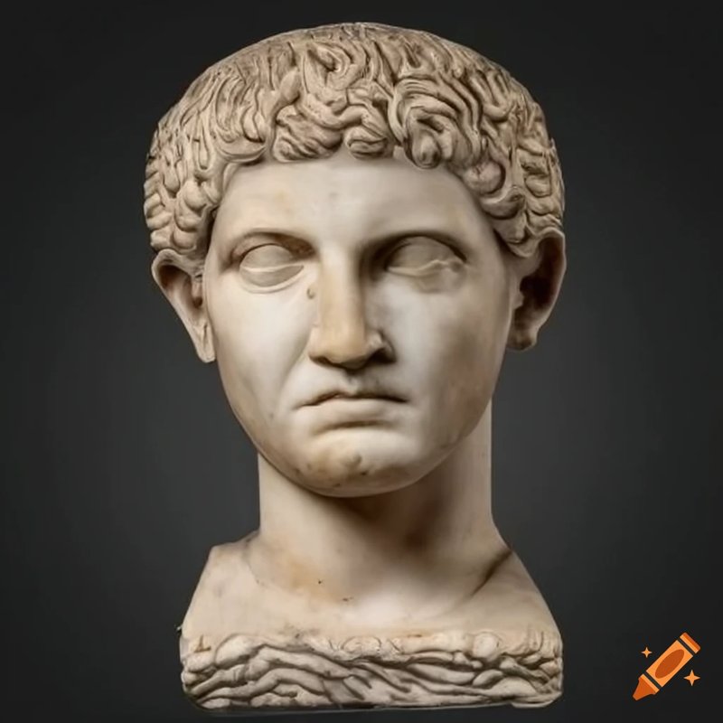Roman Marble Bust Of A Patrician
