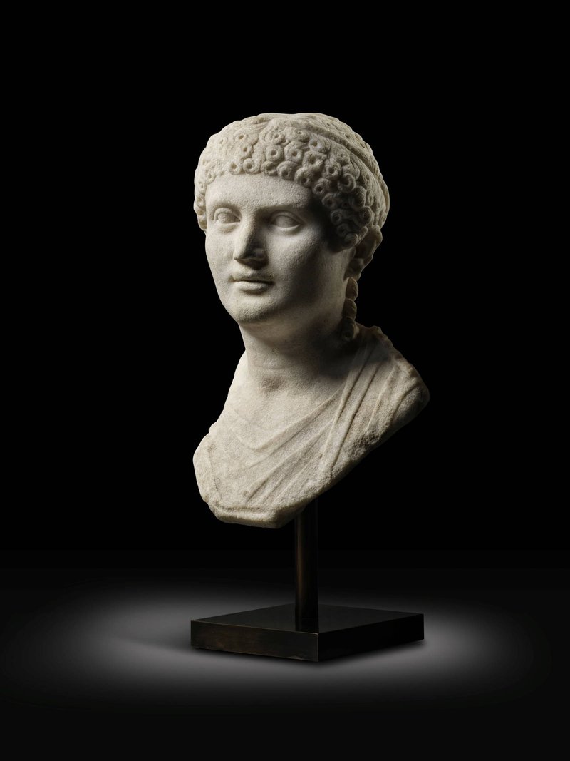 Roman Marble Bust Of A Patrician