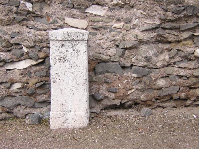 Roman Milestone On Via Appia