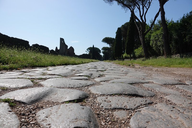 Roman Milestone On Via Appia