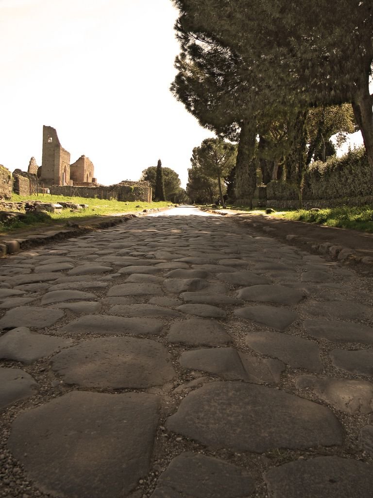 Roman Milestone On Via Appia