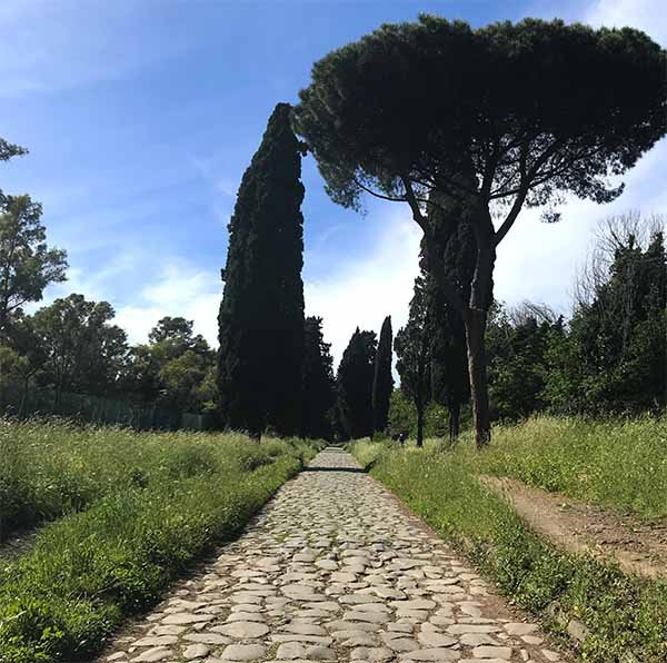 Roman Milestone On Via Appia