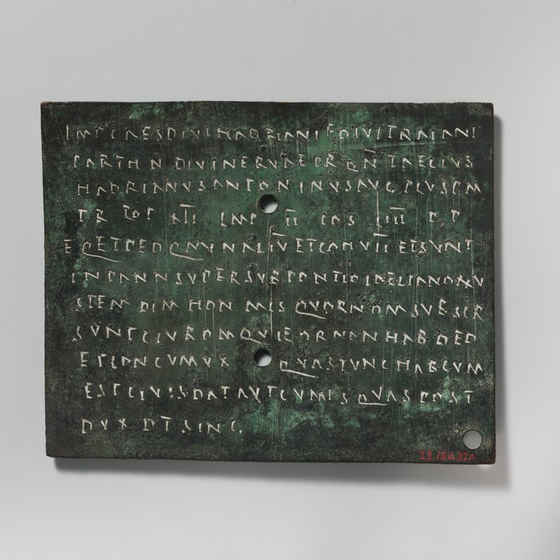 Roman Military Diploma Inscription
