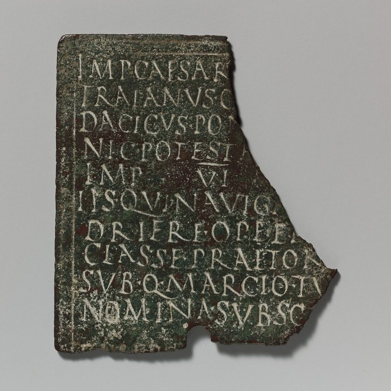 Roman Military Diploma Inscription<span class=
