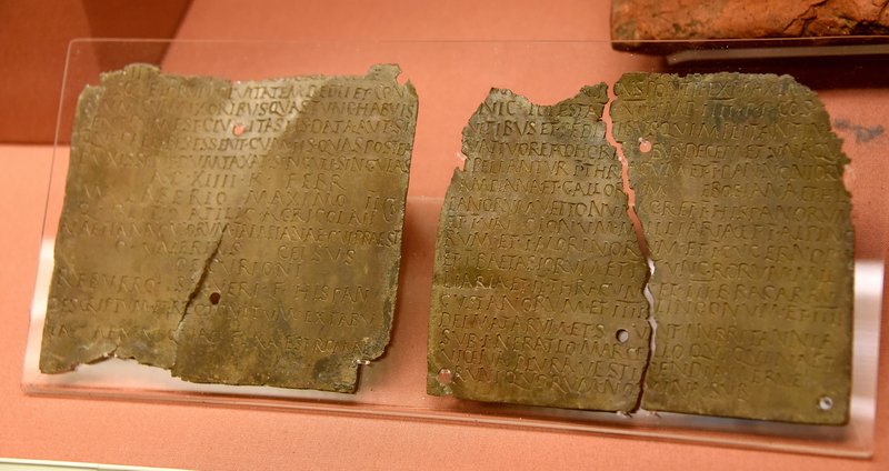 Roman Military Diploma Inscription