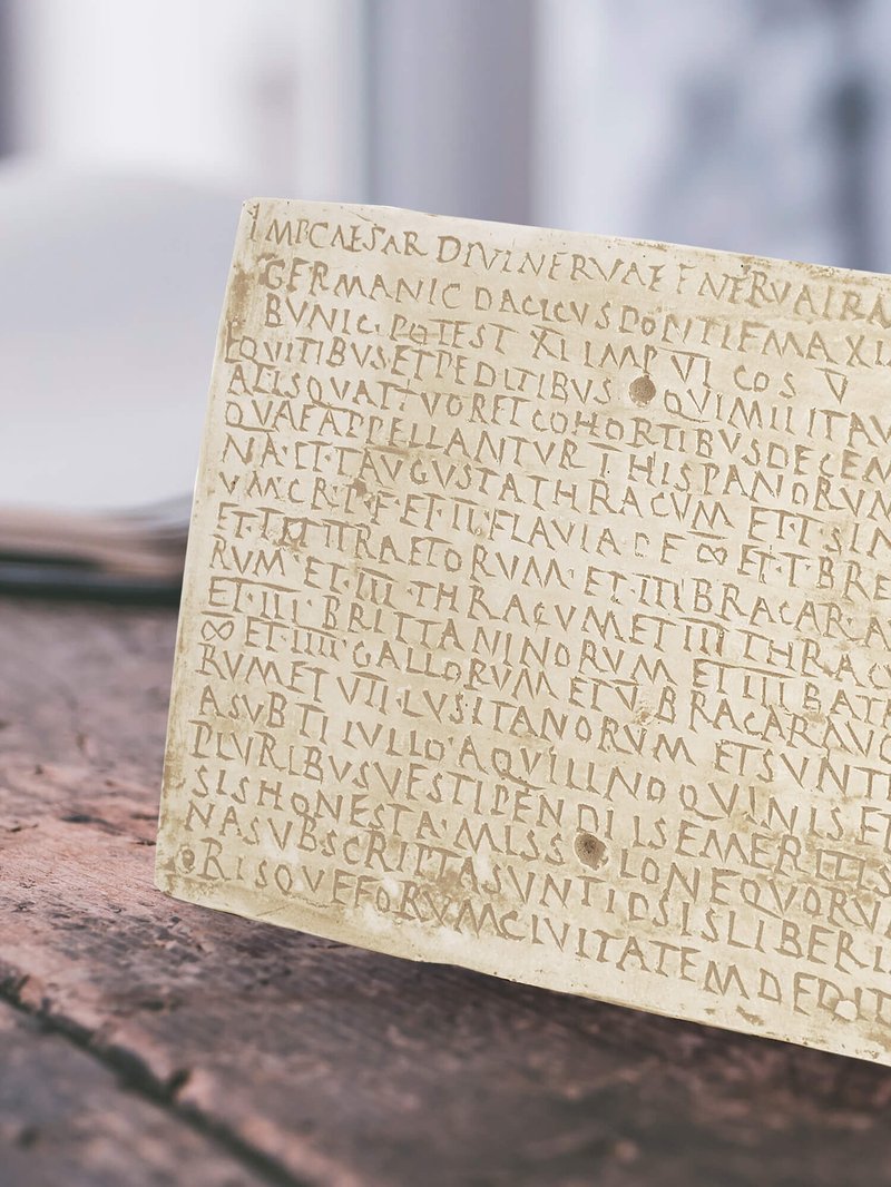 Roman Military Diploma Inscription