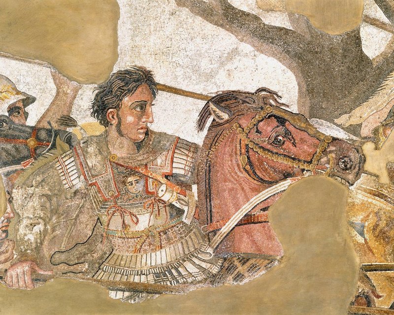 Roman Mosaic Of Alexander The Great