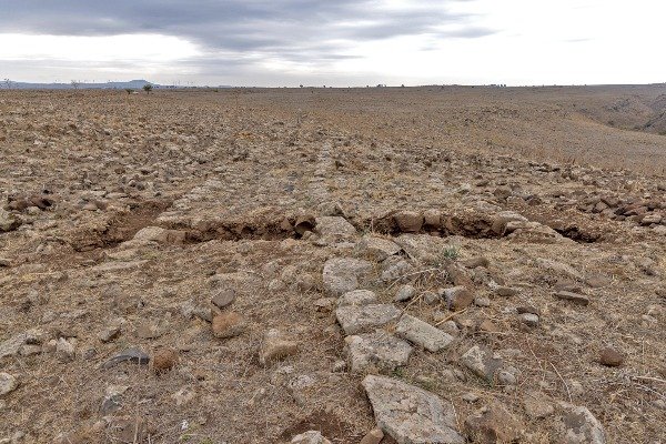 Roman Road Excavations In Jordan
