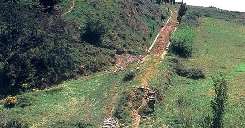 Roman Road Milestones In Spain<span class=