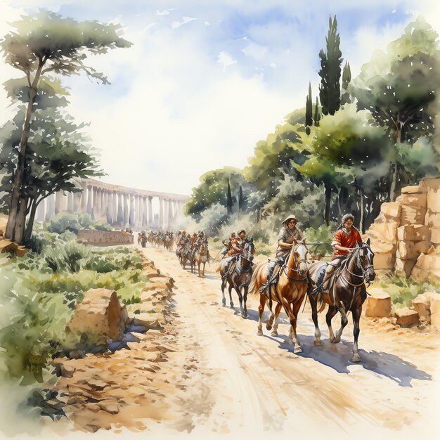 Roman Road Milestones In Spain