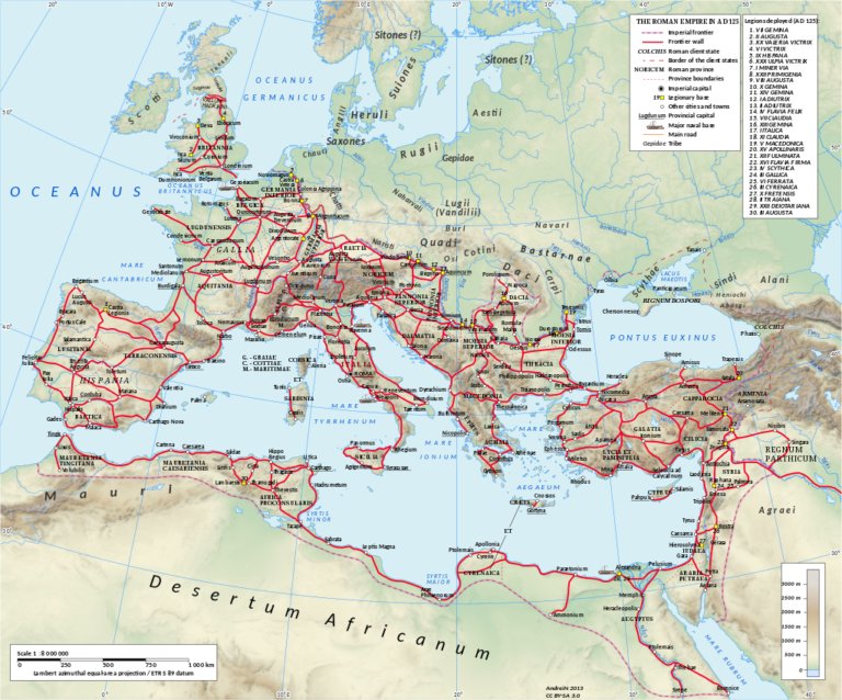 Roman Road Network Maps