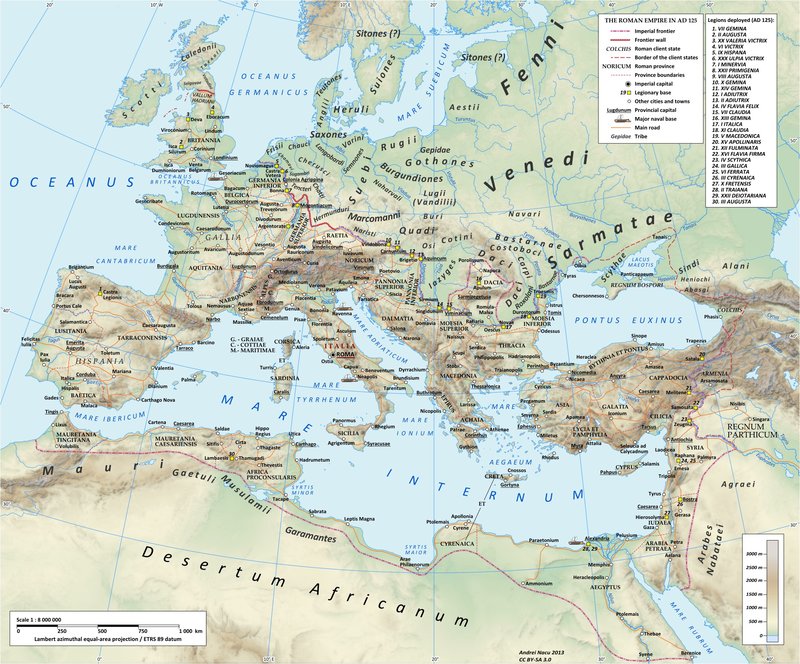 Roman Road Network Maps