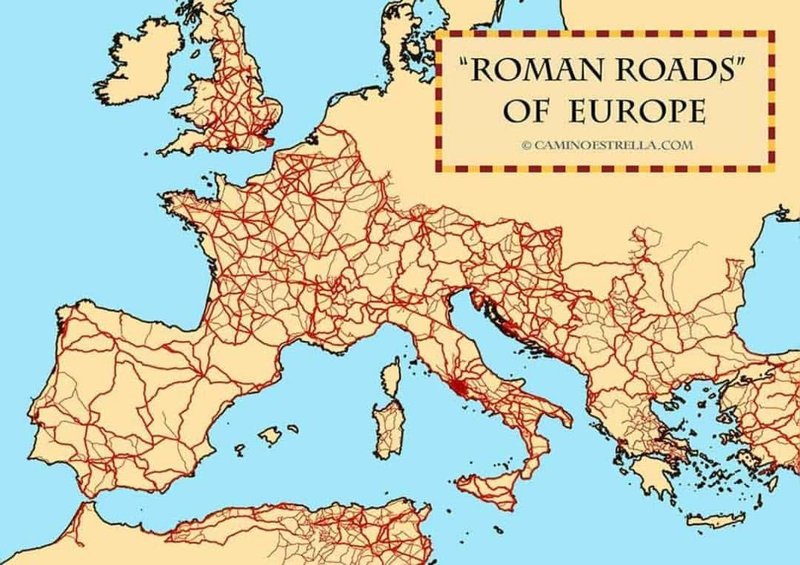 Roman Road Network Maps