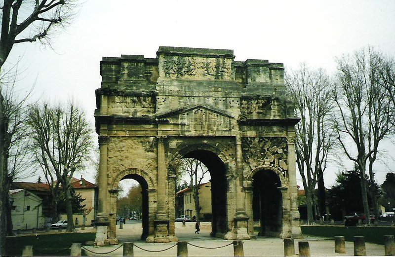 Roman Triumphal Arch In Orange