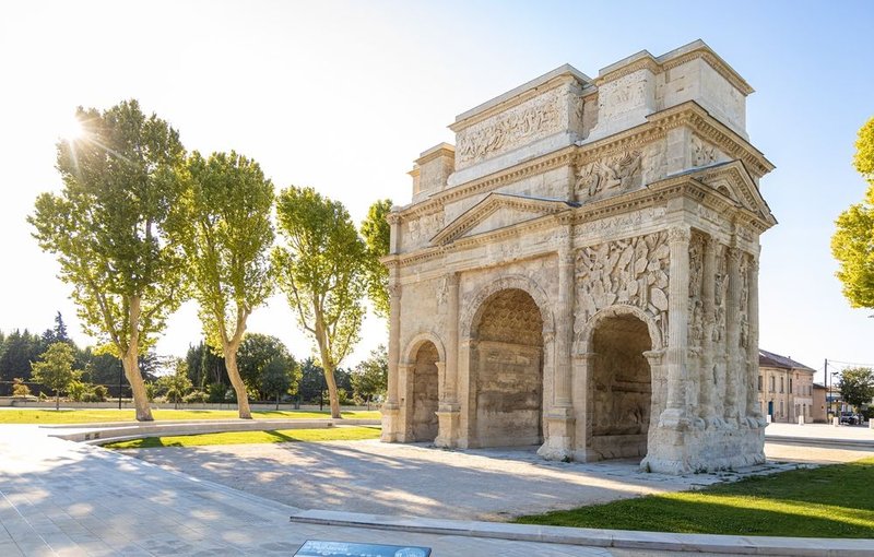 Roman Triumphal Arch In Orange
