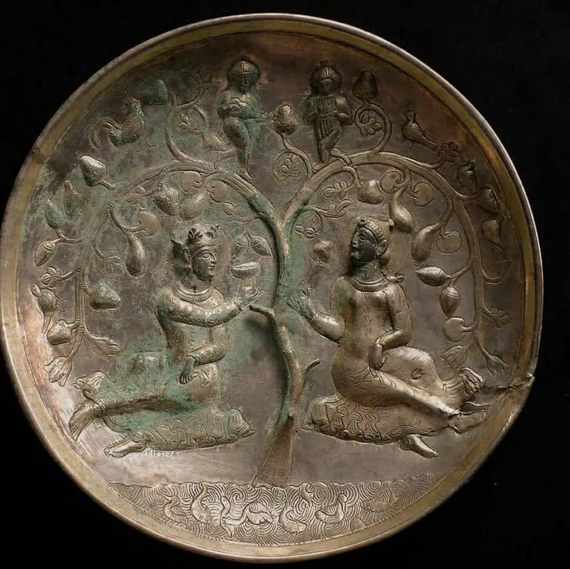 Sassanian Silver Royal Plate