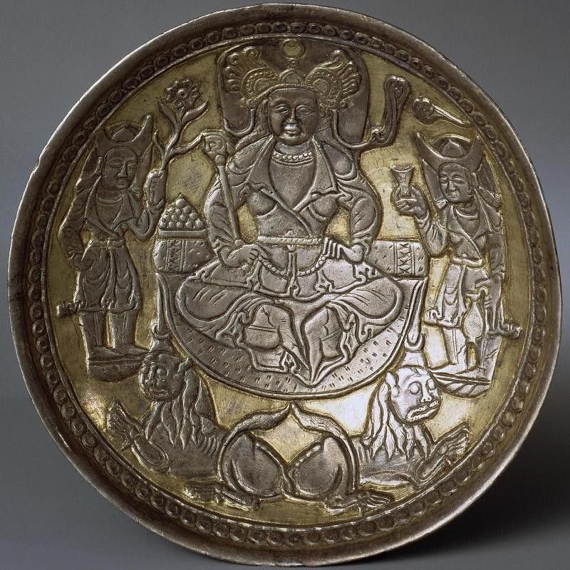 Sassanian Silver Royal Plate