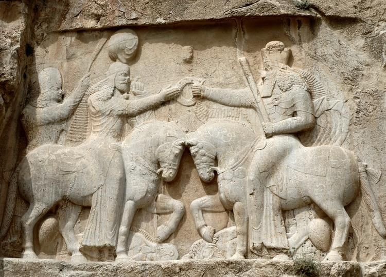 Sassanid Rock Relief Of Royal Hunt