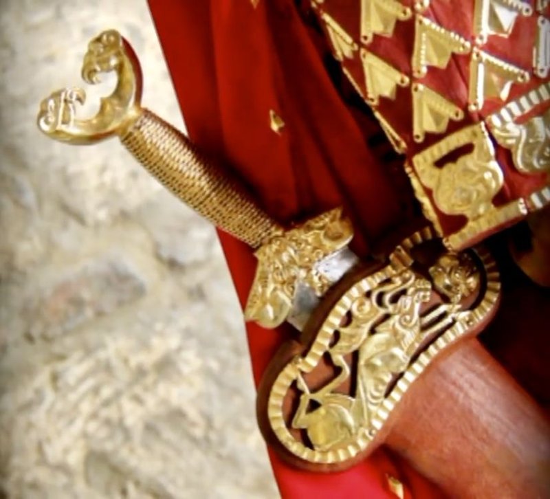 Scythian Warrior Gold Dagger