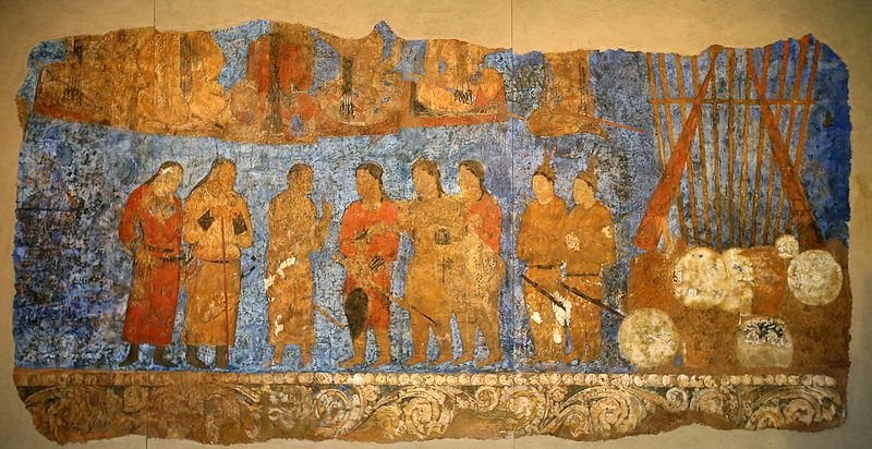 Sogdian Silk Road Merchant Murals