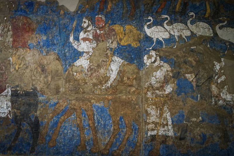 Sogdian Silk Road Merchant Murals